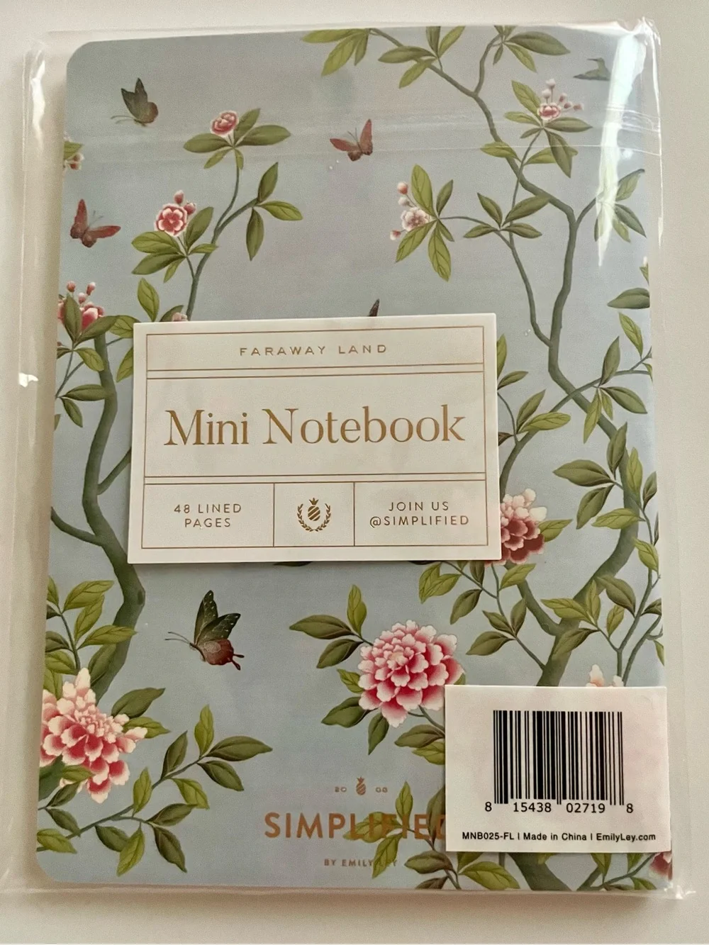 Simplified Emily Ley Mini Notebook in “Faraway Land”